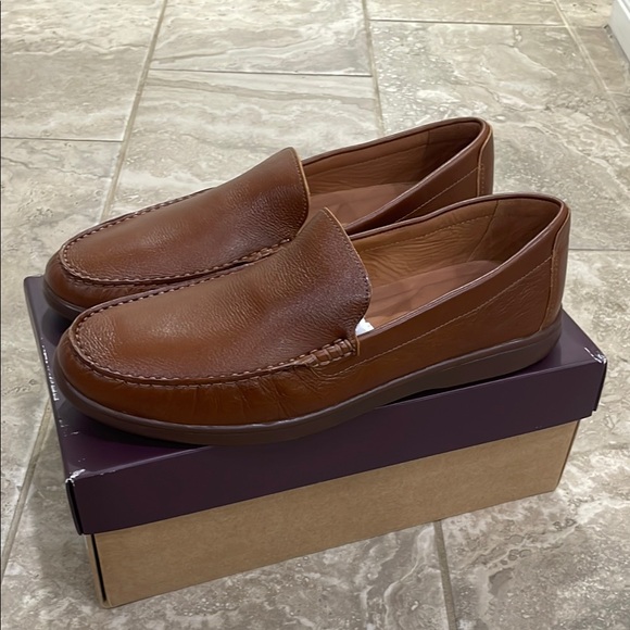 Johnston & Murphy Brannon-Venetian Loafer (Tan Leather) Slip On Shoe sz 12 M - Picture 2 of 12
